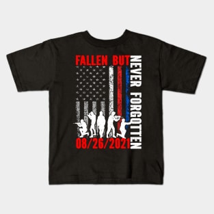 Say Their Names Joe Names Of Fallen Soldiers 13 Heroes Kids T-Shirt